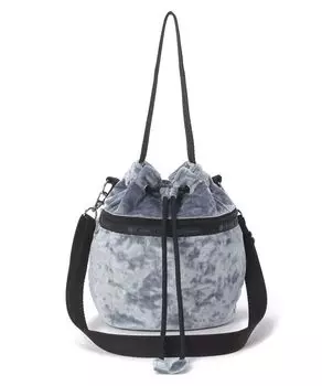 Официальная сумка через плечо DRAWSTRING BUCKET Velor Blue [LeSportsac] BAG/3870 Женская
