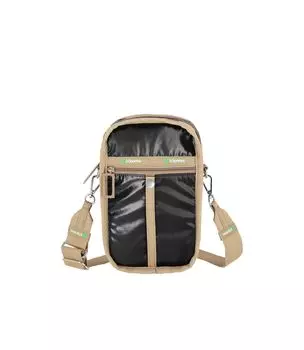 Официальная сумка через плечо FLIGHT 50th Black Shine [LeSportsac] BAG/1413 Женская