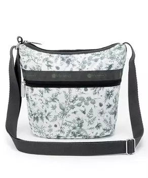 Официальная сумка через плечо MINI BUCKET SHOULDER Olive Holiday Toile de Jouy [LeSportsac] BAG/1237 Женская
