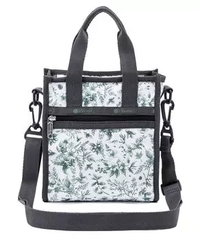 Официальная сумка через плечо MINI Olive Holiday Toile de Jouy [LeSportsac] N/S TOTE/3714 Женская
