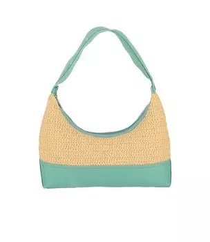 Официальная сумка через плечо RAFFIA SHOULDER Sage Green Raffia [LeSportsac] BAG/1400 Женская