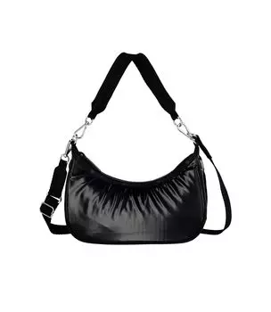 Официальная сумка через плечо SM CONV Black Shine [LeSportsac] HOBO/3752 Женская