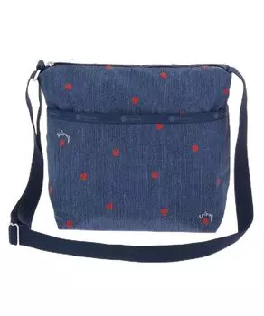Официальная сумка через плечо SMALL CLEO Denim Strawberry [LeSportsac] CROSSBODY/7562 женская