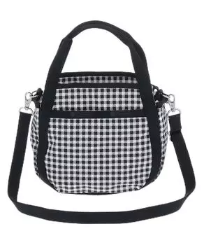 Официальная сумка через плечо SMALL Gingham Check Noir [LeSportsac] JENNI/8056 женская