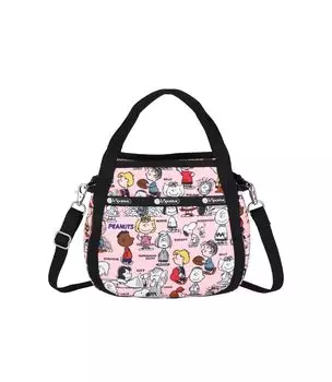 Официальная сумка через плечо SMALL Peanut Gang Pink [LeSportsac] JENNI/8056 женская