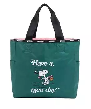 Официальная сумка LG REVERSIBLE Snoopy and Gang Tote [LeSportsac] TOTE/1254 Женская