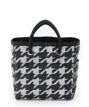 Официальная сумка MEDIUM 2 WAY Houndstooth [LeSportsac] TOTE/1114 женская 2-сторонняя черная/бежевая