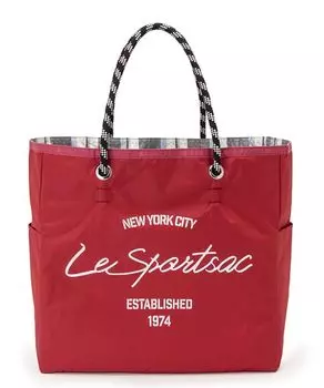 Официальная сумка-тоут БОЛЬШАЯ 2-сторонняя 2-сторонняя Rosy Red Script [LeSportsac] TOTE/1113 женская
