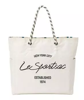 Официальная сумка-тоут БОЛЬШАЯ 2-сторонняя Meringue Script [LeSportsac] TOTE/1113 женская 2-сторонняя