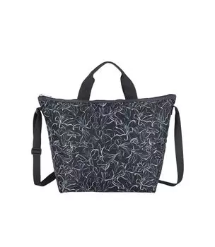 Официальная сумка-тоут DELUXE EASY CARRY Sketch Floral Navy [LeSportsac] TOTE/4360 Женская