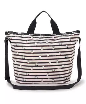 Официальная сумка-тоут DELUXE EASY CARRY Miffy All Over Stripe [LeSportsac] TOTE/4360 Женская