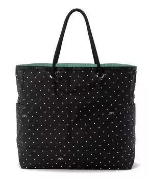 Официальная сумка-тоут LARGE 2 WAY Petite Green [LeSportsac] TOTE/1113 Женская в горошек/шалфей