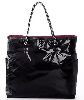 Официальная сумка-тоут LARGE 2 WAY Shine [LeSportsac] TOTE/1113 женская 2-сторонняя фиолетовая/черная