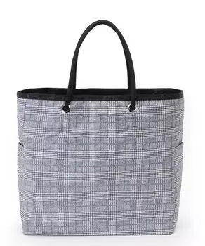 Официальная сумка-тоут LARGE 2 WAY Check [LeSportsac] TOTE/1113 женская 2-сторонняя серо-зеленая