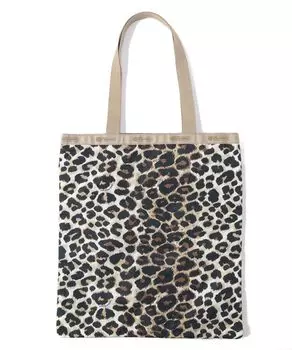 Официальная сумка-тоут LARGE EMERALD Flaxen Leopard [LeSportsac] TOTE/1589 Женская