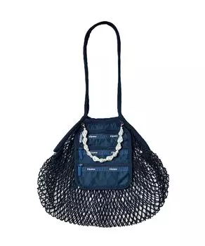 Официальная сумка-тоут MED NET PEARL Fishnet Deep Sea Blue [LeSportsac] BAG/1488 Женская
