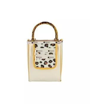 Официальная сумка-тоут SM 2 ZIP POCKET Cream Heart Leopard один размер [LeSportsac] TOTE/1443 Женская
