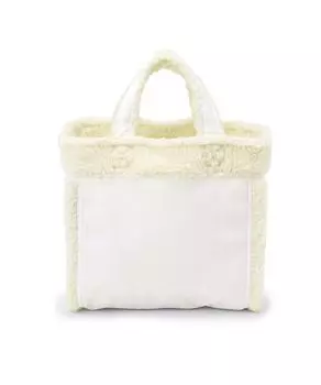 Официальная сумка-тоут SMALL TWO WAY DENIM White Sherpa [LeSportsac] TOTE/1559 Женская джинсовая/кремовая