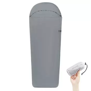 Официальная внутренняя простыня Naturehike, внутренняя простыня Shruff, дорожная простыня, подкладка Shruff, сверхлегкая, 128 г, компактная, быстросохнущая, сохраняющая тепло, мягкая на ощупь