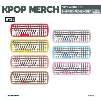 BT21 — официальная ретро-клавиатура CHIMMY