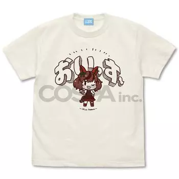 [Официально] 2D Cospa Uma Musume Pretty Derby Nice Nature s Oissu футболка ВАНИЛЬНО-БЕЛАЯ размер L
