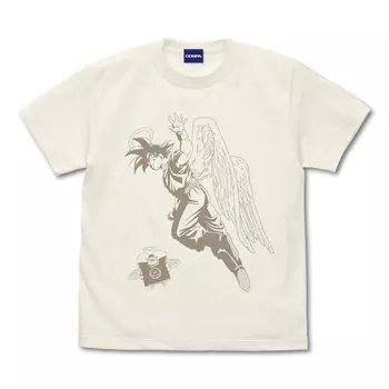 [Официально] Cospa Dragon Ball Z Сон Гоку (ангел) и футболка King Kai ВАНИЛЬНО-БЕЛАЯ размер L