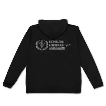 [Официально] Cospa PSYCHO-PASS PROVIDENCE Министерство иностранных дел, отдел действий Тонкая сухая парка ЧЕРНАЯ, размер XL