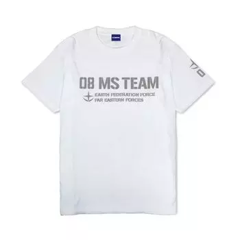 [Официально] Футболка тяжелого веса COSPA Mobile Suit Gundam 08th MS Platoon БЕЛАЯ, размер S