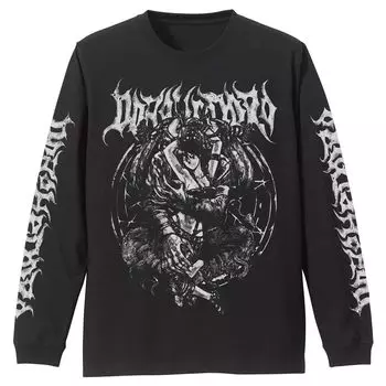 [Официально] Коспа Дорохедоро (оригинальная версия) Футболка с длинными рукавами и резинкой, цвет ЧЕРНЫЙ, размер L