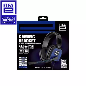 Официально лицензированная игровая гарнитура FIFAe Black Switch PS5 PS4 [Продукт FIFAe] - чёрный