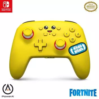 Официально лицензированный беспроводной контроллер PowerA Enhanced для Nintendo Switch Fortnite Peely с бонусным кодом виртуального предмета [Продукт Nintendo] - [Купить