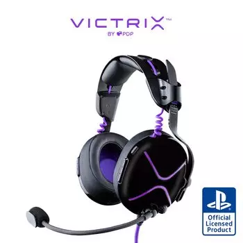 [Официально лицензированный продукт SONY] Пассивная гарнитура Victrix Pro AF, оснащенная охлаждающим механизмом, киберспортивная гарнитура []