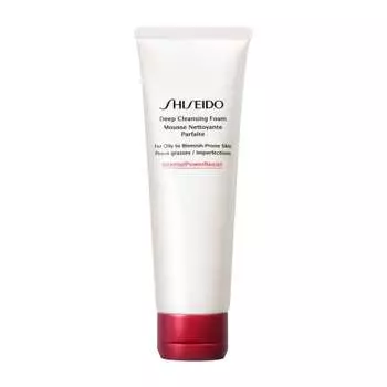 [Официально] Пенка для глубокого очищения кожи SHISEIDO Skin Care 125 г | Средство для умывания/мыло | Форма пены | Освежающий зеленый цветочный аромат | Текстура пор | Shiseido
