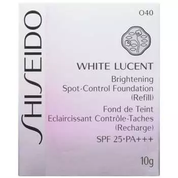 [Официально] SHISEIDO White Lucent Brightening Spot Control Foundation (Пополнение) Охра 20 O40 10 г SPF25 PA+++ | Тональный крем | Пудра | Осветляющий пигмент C