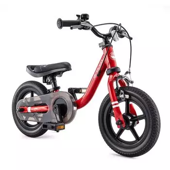 Официально] Велосипед IDES DUAL RIDER x D-Bike, педали съемные, 2 в 1, инструменты не требуются, легкое торможение (красный) красный