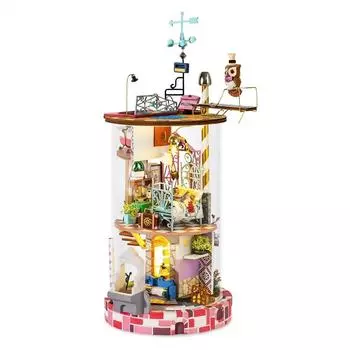 официальное руководство по эксплуатации Robotime DIY миниатюрный кукольный домик серии DS Tsukurunsu® [продажа в Японии/включен японский язык] (Путешественница)