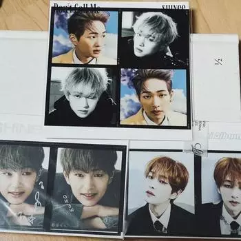 Официальные товары Shinee Onyu Film Papers в партии из 3 запечатанных