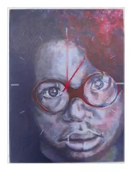 Официальные товары выставки Сатоши Оно «FREESTYLE II» [Часы на холсте]