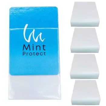 Официальные внутренние рукава Mint Protect Just Size Прозрачные Pokeka [400 шт.]