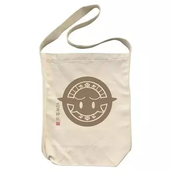 [Официальный] 2D COSPA Аниме Эдомаэ Эльф Герб Святилища Такамами Холщовая сумка-тоут через плечо НАТУРАЛЬНЫЙ