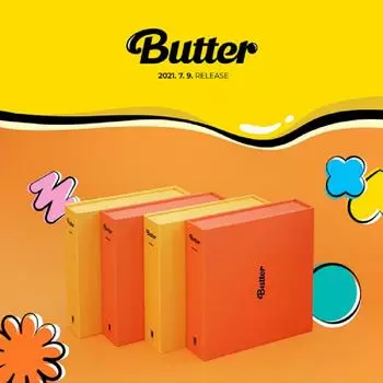 Официальный аутентичный альбом BTS Butter Random 1ea