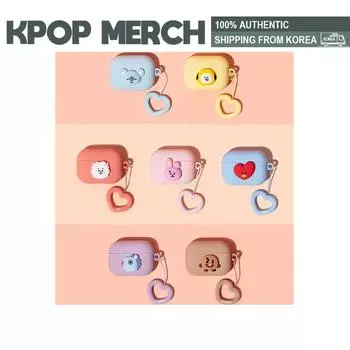 Официальный чехол BT21 для Airpods Pro [Heart Ring Duo]