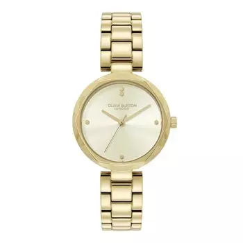 Официальный дилер Часы Olivia Burton 24000260 Classic Dimension Ivory Sunray Золотой браслет 32 мм [OLIVIA BURTON] Женские слоновая кость