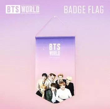 Официальный флаг BTS World BTS Badge