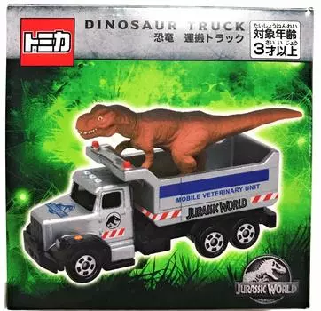 Официальный грузовик для транспортировки динозавров Tomica Jurassic World от USJ выпущен в 2019 году Universal Studios [JURASSIC WORLD]