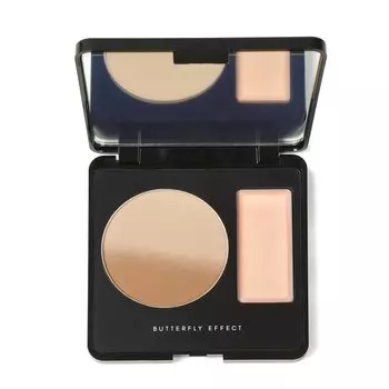 Официальный хайлайтер Foxy Silhouette Shading Highlighter Естественный эффект Четкие черты лица Легко уменьшите лицо Натуральная кисть для теней [Бабочка]
