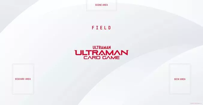 Официальный игровой коврик для карточной игры Ultraman (белый)