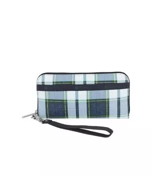 Официальный кошелек TECH WALLET Deep Blue Tartan [LeSportsac] WRISTLET/3462