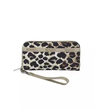 Официальный кошелек TECH WALLET Fluxen Leopard [LeSportsac] WRISTLET/3462
