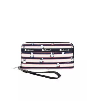 Официальный кошелек TECH WALLET Miffy All Over Stripe [LeSportsac] WRISTLET/3462